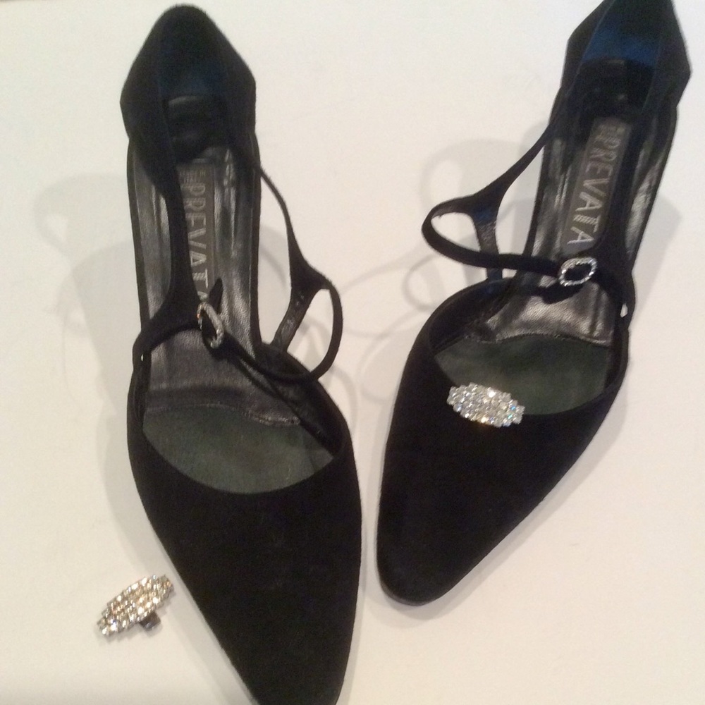 Shoes, Pravada, black suede